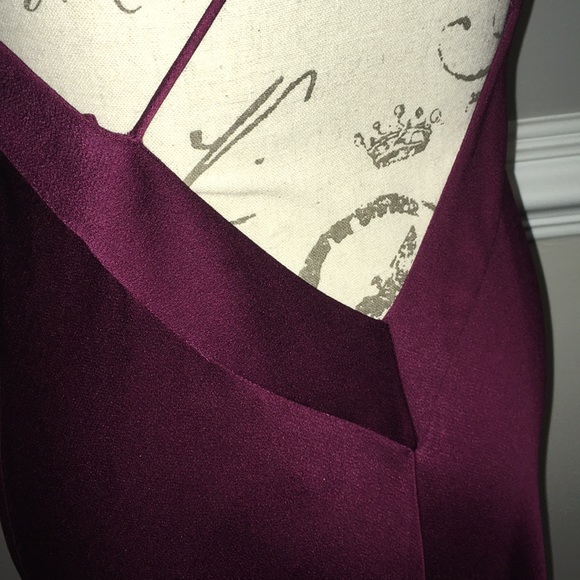 NWT $398 DKNY Stunning Long Dress Magenta 10 Tall - Picture 6 of 8